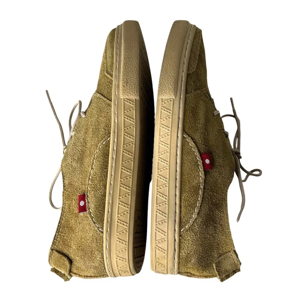 OLIBERTE Men’s Size EU 41 US 8 Anbesso Tan Leather Suede Oxfords Derby‎ Shoes.